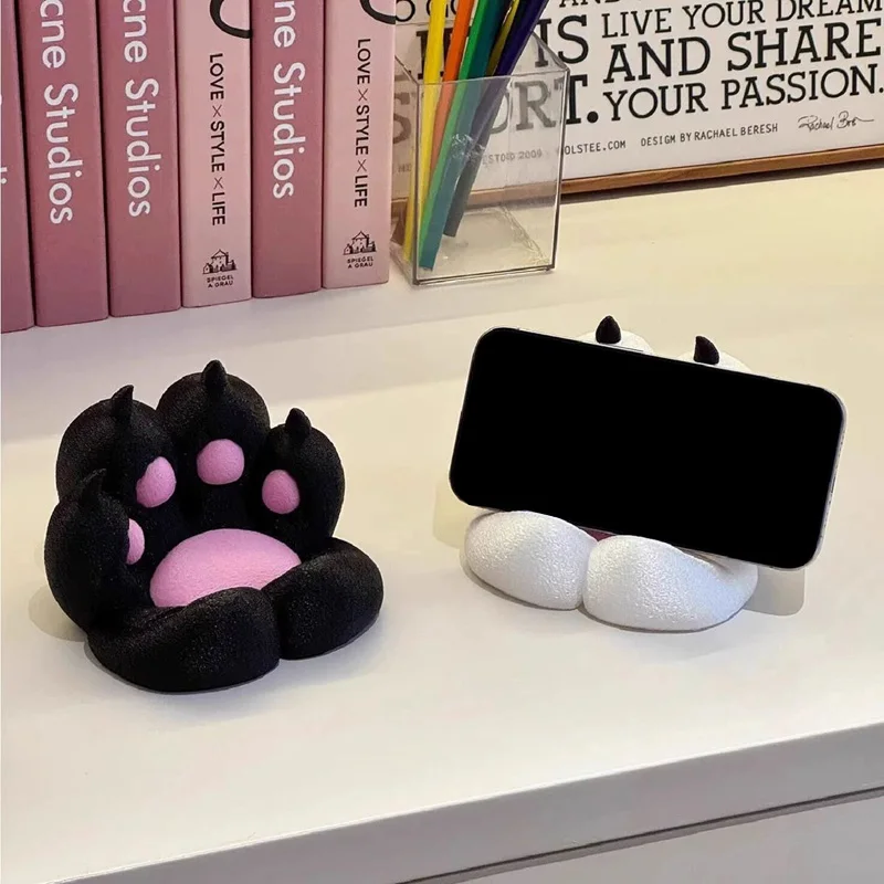 Creative Cat Paw Phone Holder Desktop Stand Decorative Accessory_voghion.com
