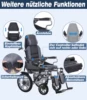 500W Electric Wheelchair 20AH Foldable, Reclining Tilt Design 150KG Weight Capacity 22KM Range Ergonomic Design 4 500W Electric Wheelchair 20AH Foldable, Reclining Tilt Design 150KG Weight Capacity 22KM Range Ergonomic Design 4