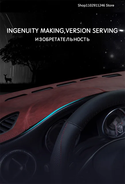 NIKLE Dashmat Copertura Copri Per Land Rover LR3 Discovery 3/4 Range Rover Sport 2005-2016, Tappetino Per Cruscotto Auto - Foto 9