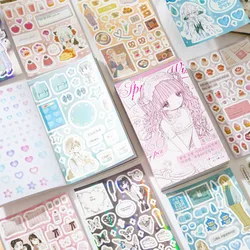 Retro Anime Character Sticker Book - Collage Scrapbook and Greeting Card Decoration Set, 60 Sheets (S24205 - 1x3)