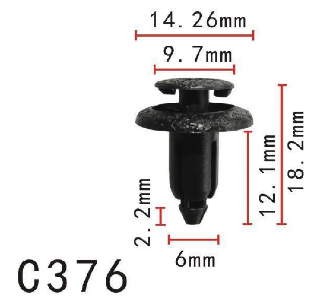 

50/100/500 шт., фиксаторы для Toyota 4runner 90467-06133-CO