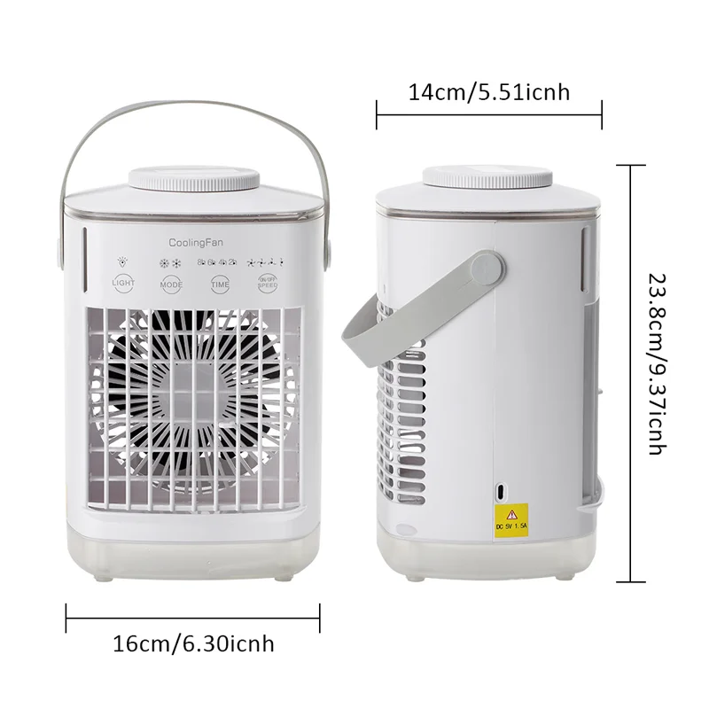 Desktop air conditioner fan small air cooling machine small air conditioner household water cooling fan summer dormitory artifac 3