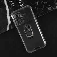 Shockproof Ring Holder For Blackview BV4800 6.56"BlackviewBV4800 BV 4800 Case Soft Silicone TPU Protective Holder Cover 1