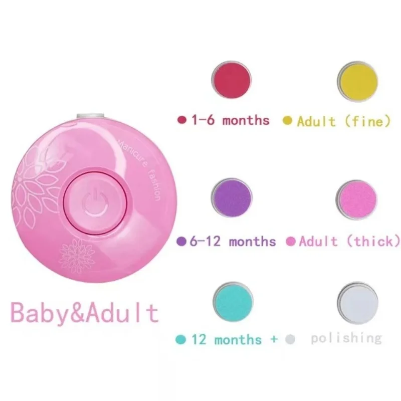 Electric Baby Nail Trimmer Kid Nail Polisher Tool Infant Manicure thumbnail 1