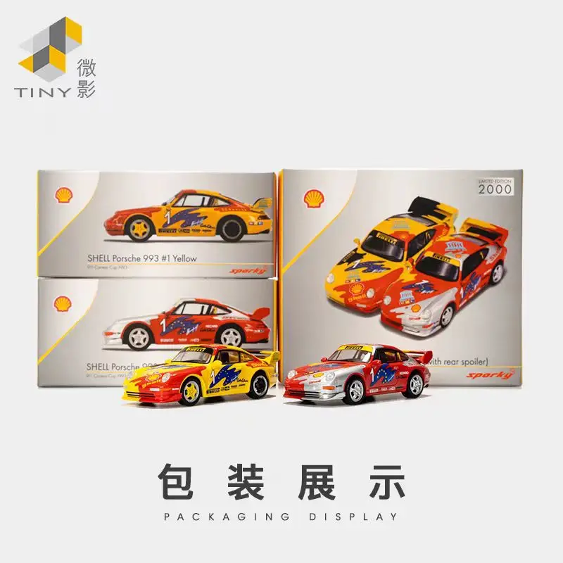 Sparky X Tiny 1:64 Porsche 956 917 Le Mans 24H Racing Double