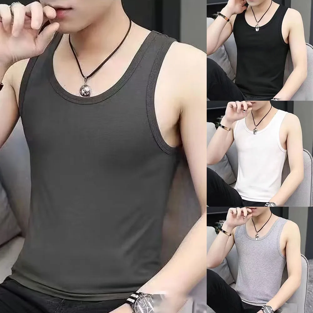 

Mens Fleece Lined Tank Top Vest Underwear-Warm Thermal Base Layer Undershirt Thermo Clothing Pajamas Breathable Base T-Shirt