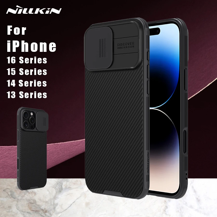 Nillkin Camshield Pro Case with Camera Slide Protection and Soft TPU Frame