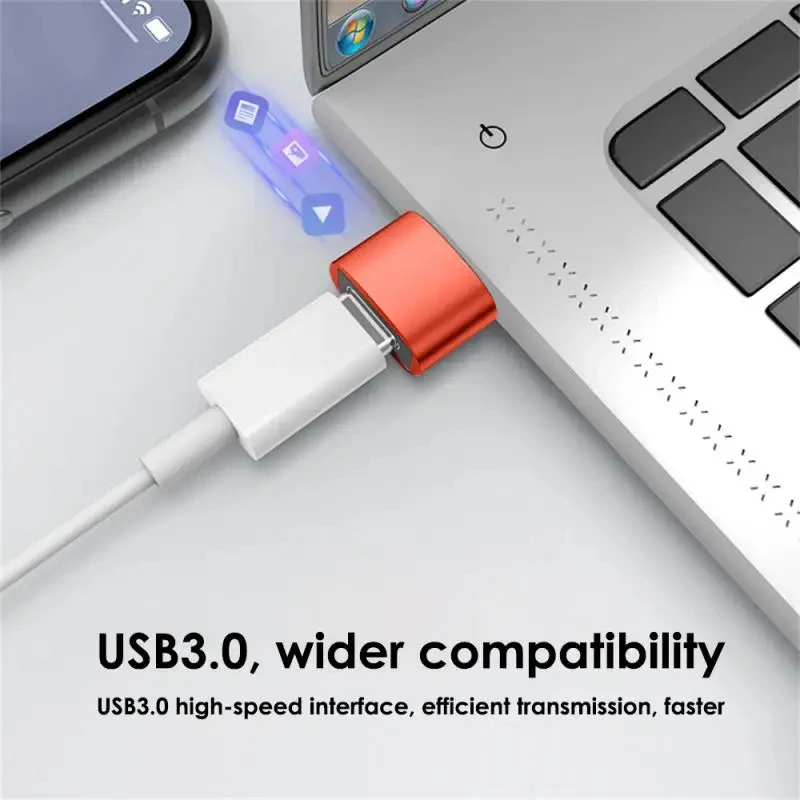 6A USB To Type-C and TypeC to USB OTG Converter 3.0 Adapter for Samsung Xiaomi PC MacBook Pro C Charging Connector