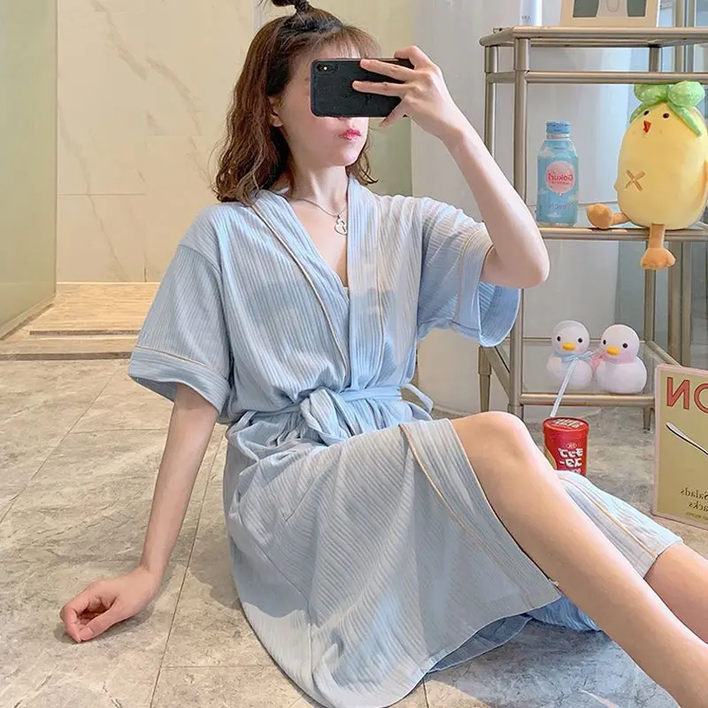 

Халат женский с коротким рукавом, сексуальные свитера для сна, летние платья, ночная рубашка, причудливая Женская сексуальная одежда