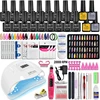 Manicure Set Extension Nail Gel Set Acrylic Quick Extension UV Gel Nail Polish Soak Off LED Varnish Base Gel Top Coat Nail Kit 1
