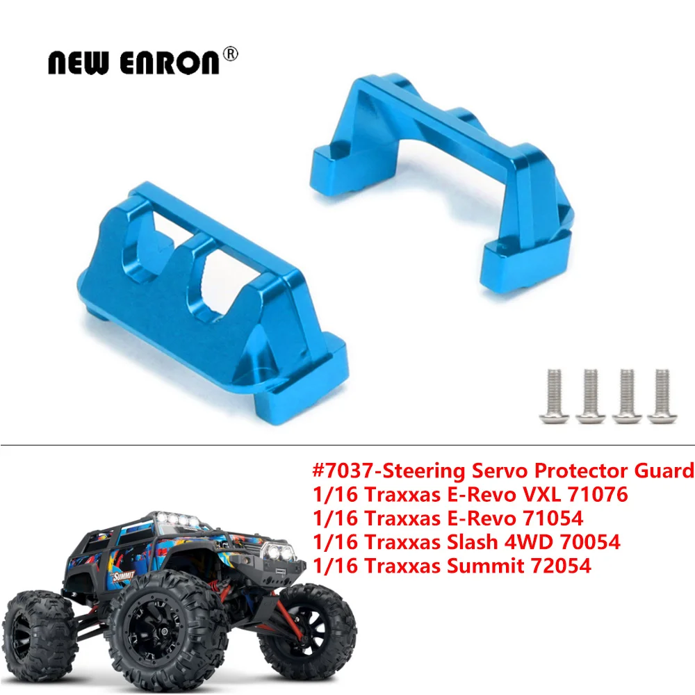 2pc rc 7037 alumínio direção servo guarda protetor guardas para carro