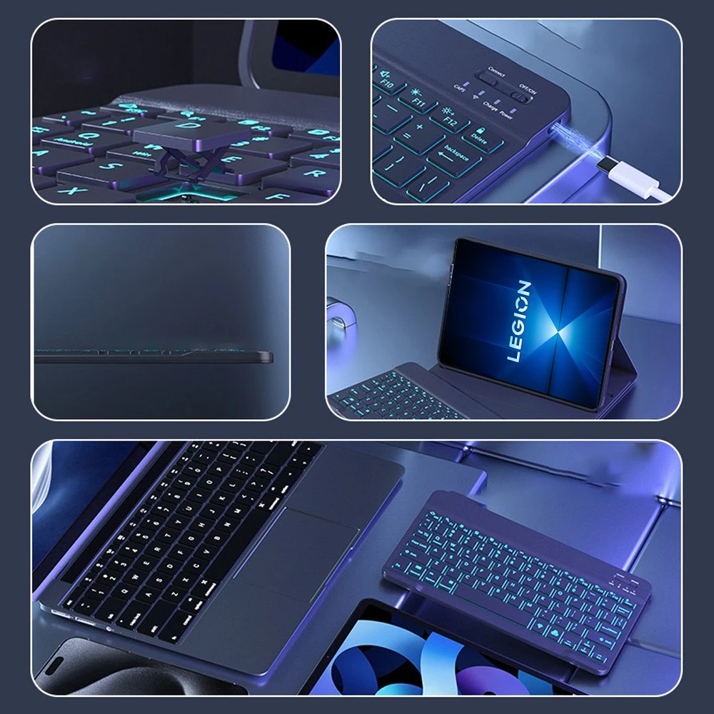 Magnetic Bluetooth Keyboard Case