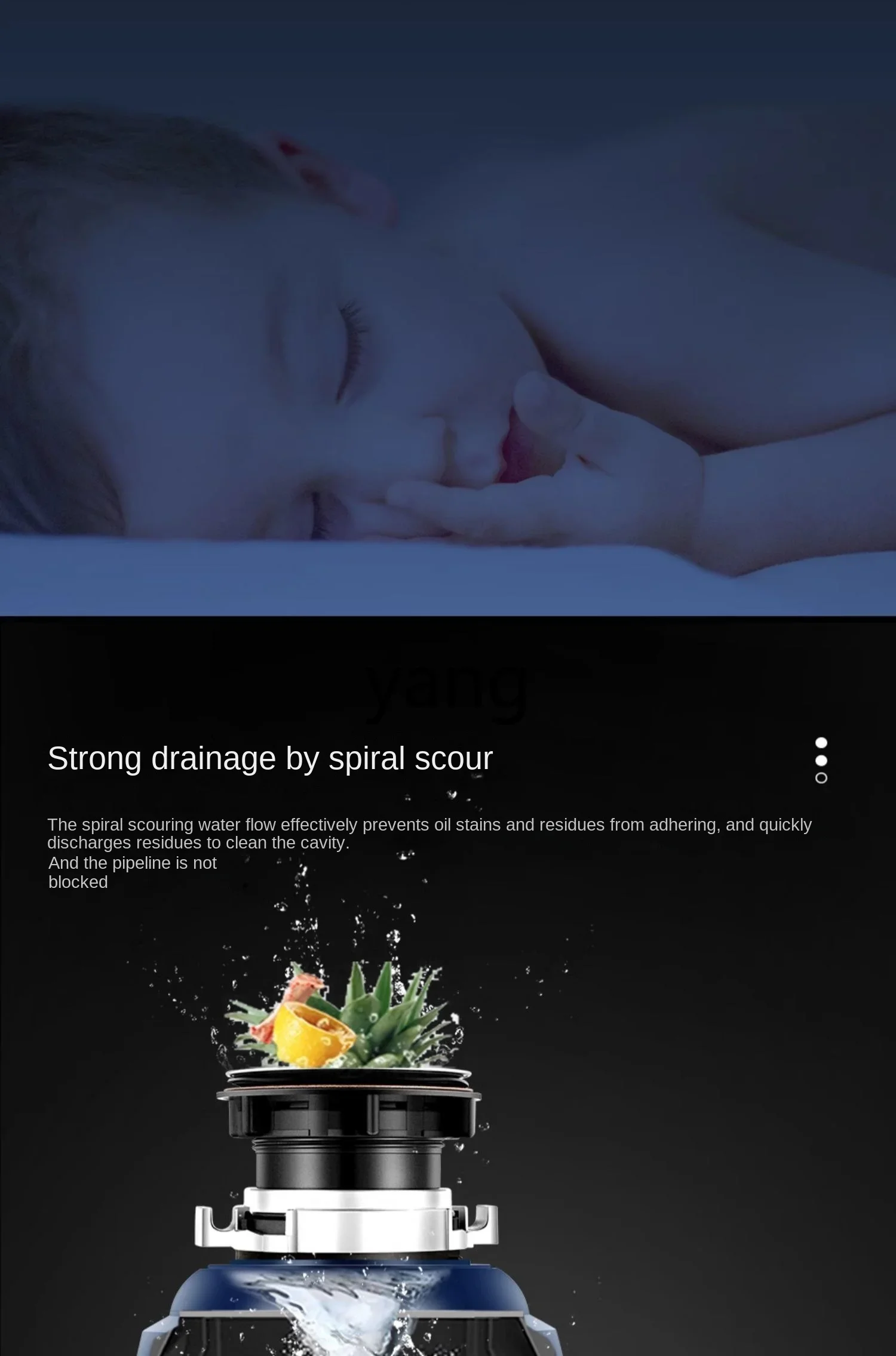 L'm'm Garbage Disposal Kitchen Sewer Sink Grinder