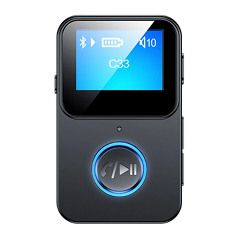 Wireless Bluetooth Adapter Aux Audio Music Transmitter For Home Stereo/Hands-Free Call/Wired Headphones
