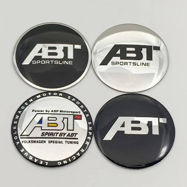 4pcs 56mm 60mm 65mm 68mm Abt Auto Logo Rad Mitte Kappe Felge Badge