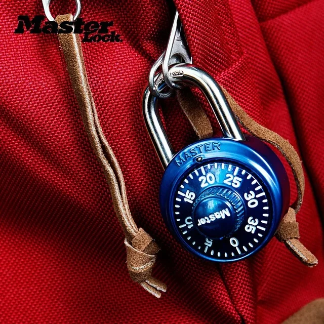Master Lock 1533DCM Combination Locker Rotate Password Lock Combination Padlock Rotation Lock for Gym and School Lockers Color 2