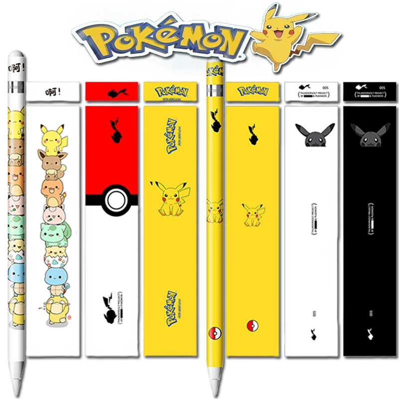 pokemon-pvc-stickers-pikachu-for-apple-pencil-1-2-stylus-personalized-stickers-anti-scratch-ipad-capacitive-pen-protective-film-aliexpress