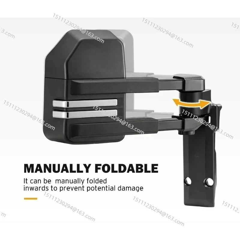 토요타 랜드 크루저 70 75 78 79 시리즈, 1984-2023 모델용 확장형 견인 미러 한 쌍