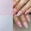 1/2pcs Black White Pink Mini Bowknot Design Nail Art Sticker Self Adhesive Lace Ribbons Bow Butterfly Decals Nail Art Decoration 2