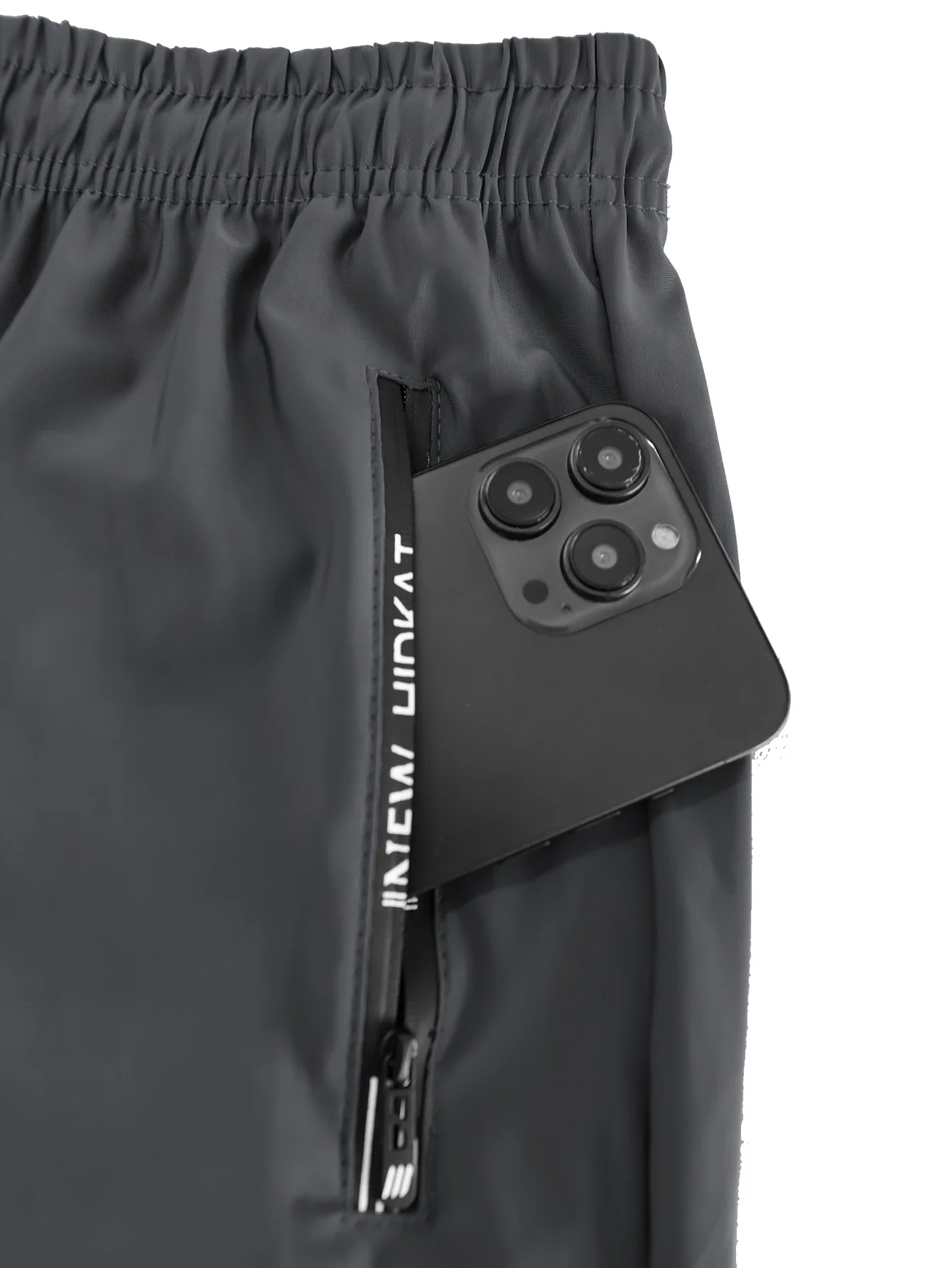 Angler-Basketball-Shorts aus Eisseide, Schnelltrocknend, Dünne, Kühle Stretch-Sporthose für Herren, Sommer-Geschenk, Kurze Fußball-Gym-Hose, Y2k-Stil – Detail 6