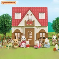 Authentic Sylvanian Families Anime Character Simulation Playhouse Toy Room Decoration Toy Christmas Gift 2