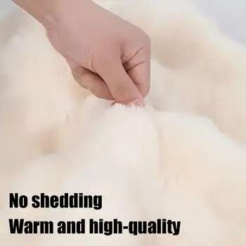 Coprivolante per auto Modifica della copertura protettiva per volante per auto antiscivolo in peluche morbido e soffice caldo invernale