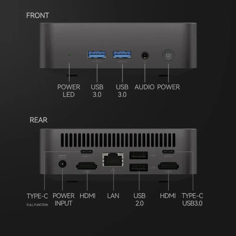 코어 N95 16GB 램 1TB/2TB SSD WIFI 6 BT5.2 4K HD 미니 게이밍/오피스/스터디 PC 미니 PC 윈도우 11 프로