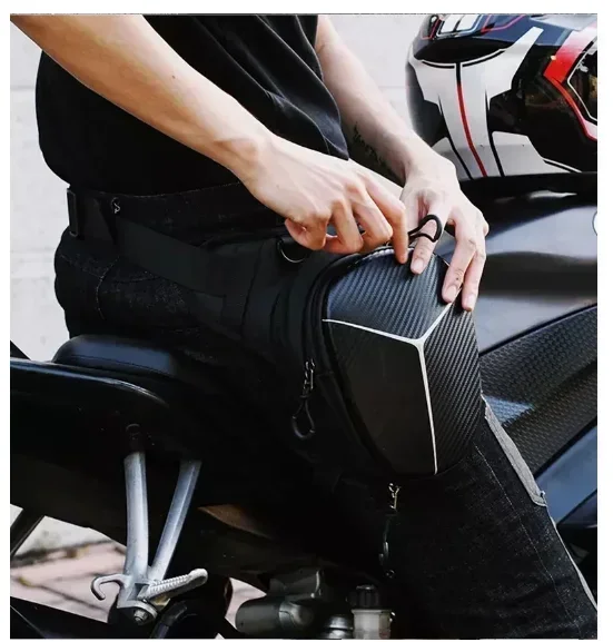 남성용 오토바이 레그 사이드 백, EVA 하드 쉘, 남성용 휴대폰 허리 팩, 오토바이 드롭 레그 백, 패니 팩 벨트 범 3, 오토바이 가방