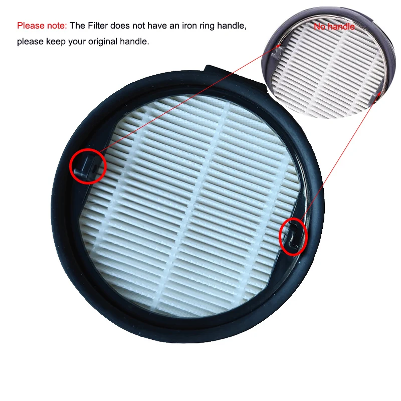 Washable HEPA Filter Replacements for JIMMY JV63 JV65 JV65 PLUS Handheld Cordless Vacuum Cleaner Filters Accessories Spare Parts