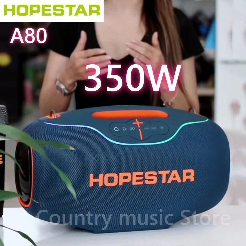 Hopestar A80 Caixa de Som Portátil 350W Potência Estéreo à Prova d
