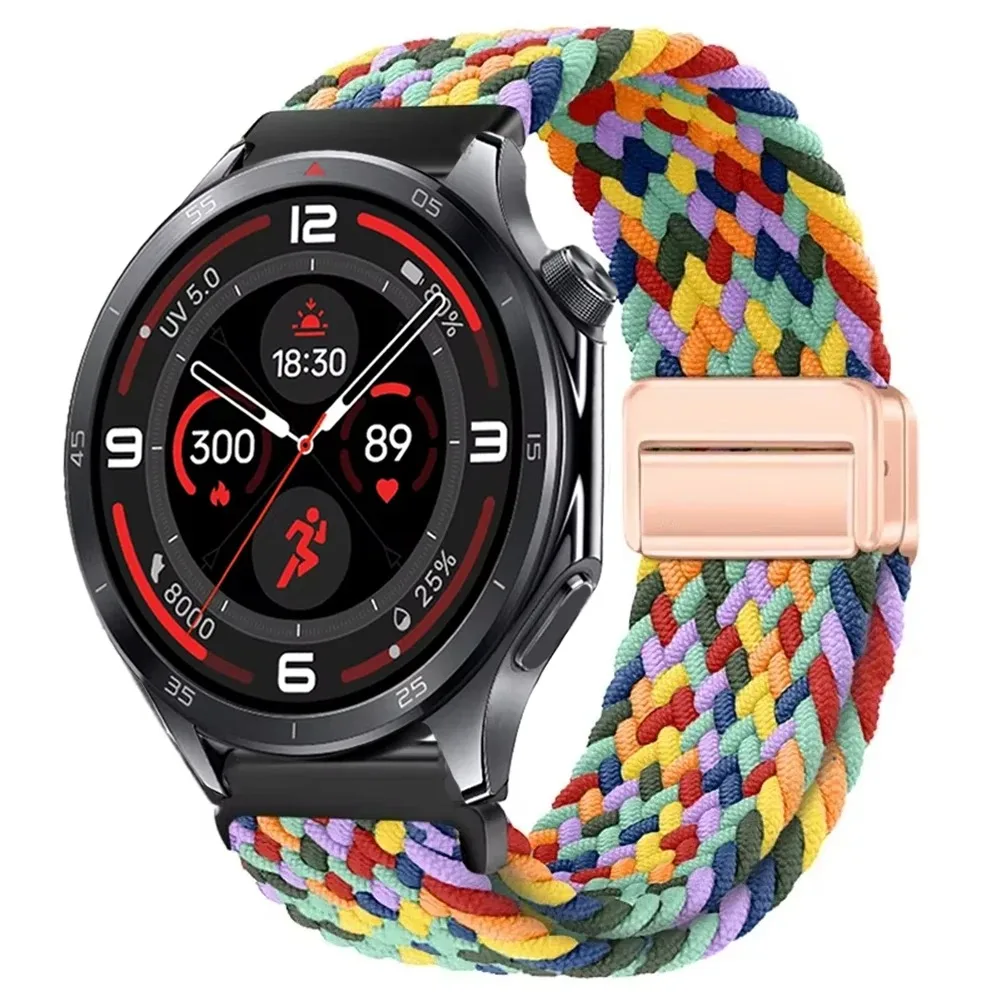 Braided Sport Nylon Strap, 22mm - Durable & Stylish Watchband Bracelet