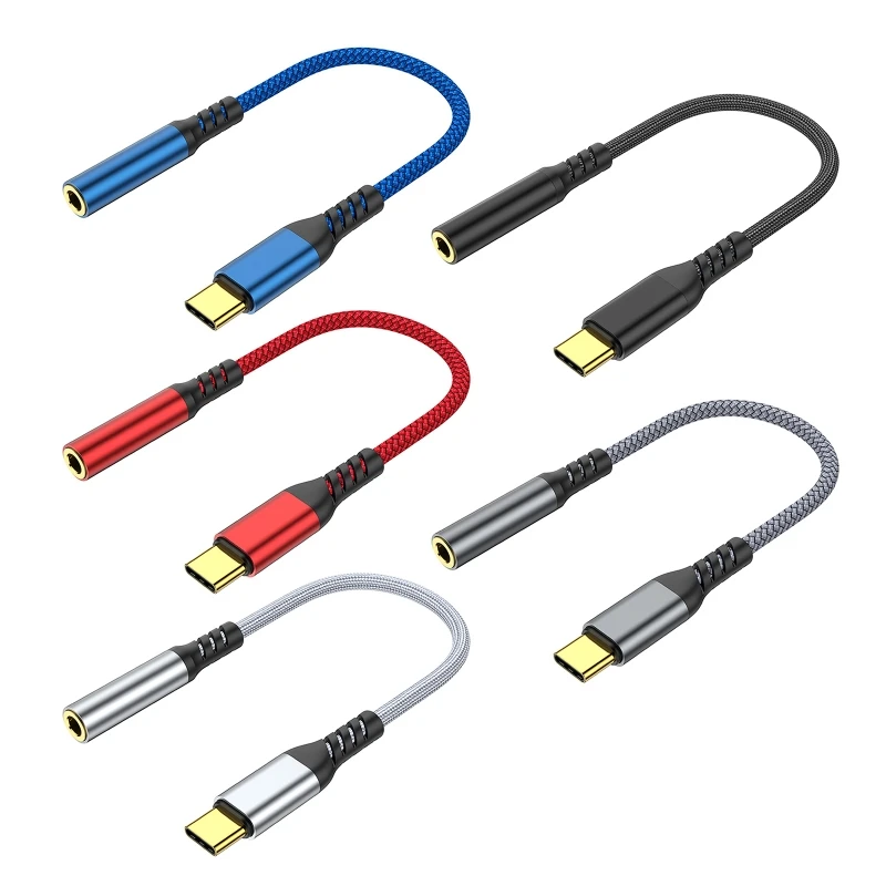 USB C to Headphone Jack USB C to Aux Dongle Cable Cord Hi-Fi Sound Quality