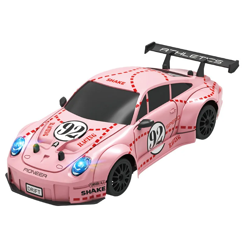 2.4g 4wd 911 Ae86 Rc Car Light Drift Racing High Speed Electric Remote Control Car Withstand Fall Boy Children Christmas Gift 6