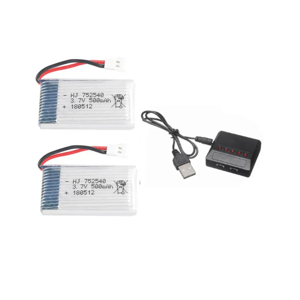 thumbnail image 2 of Snaptain 3.7V 600mAh 30C 802540 Lipo Batterie Pour Syma X5 2 of 11