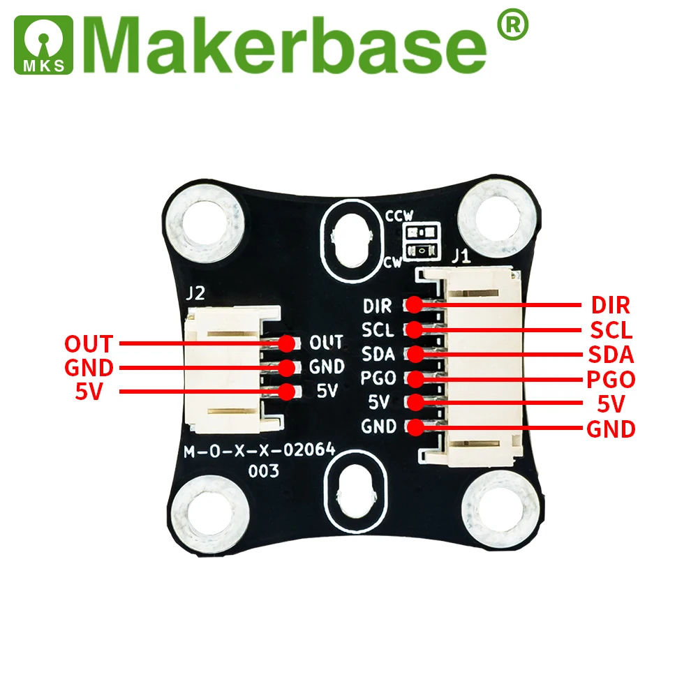 Makerbase Cardan Motor 2804 com Codificador As5600 para Simplefoc - Imagem 2