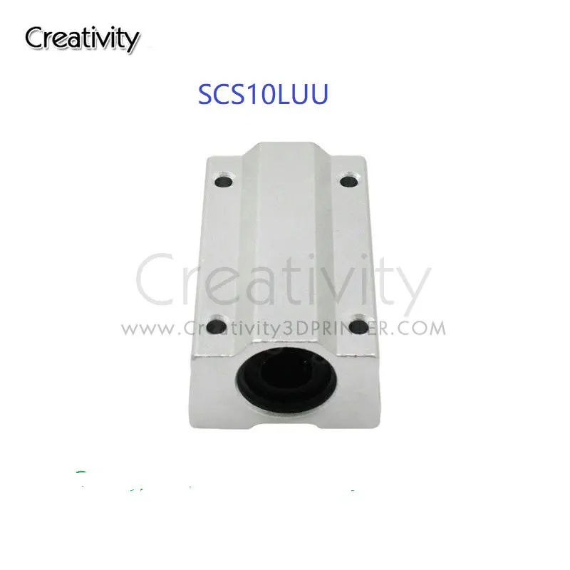 4Pcs SCS10LUU Metall Linearkugellager Pellow Block Linear Unit 3D Drucker 