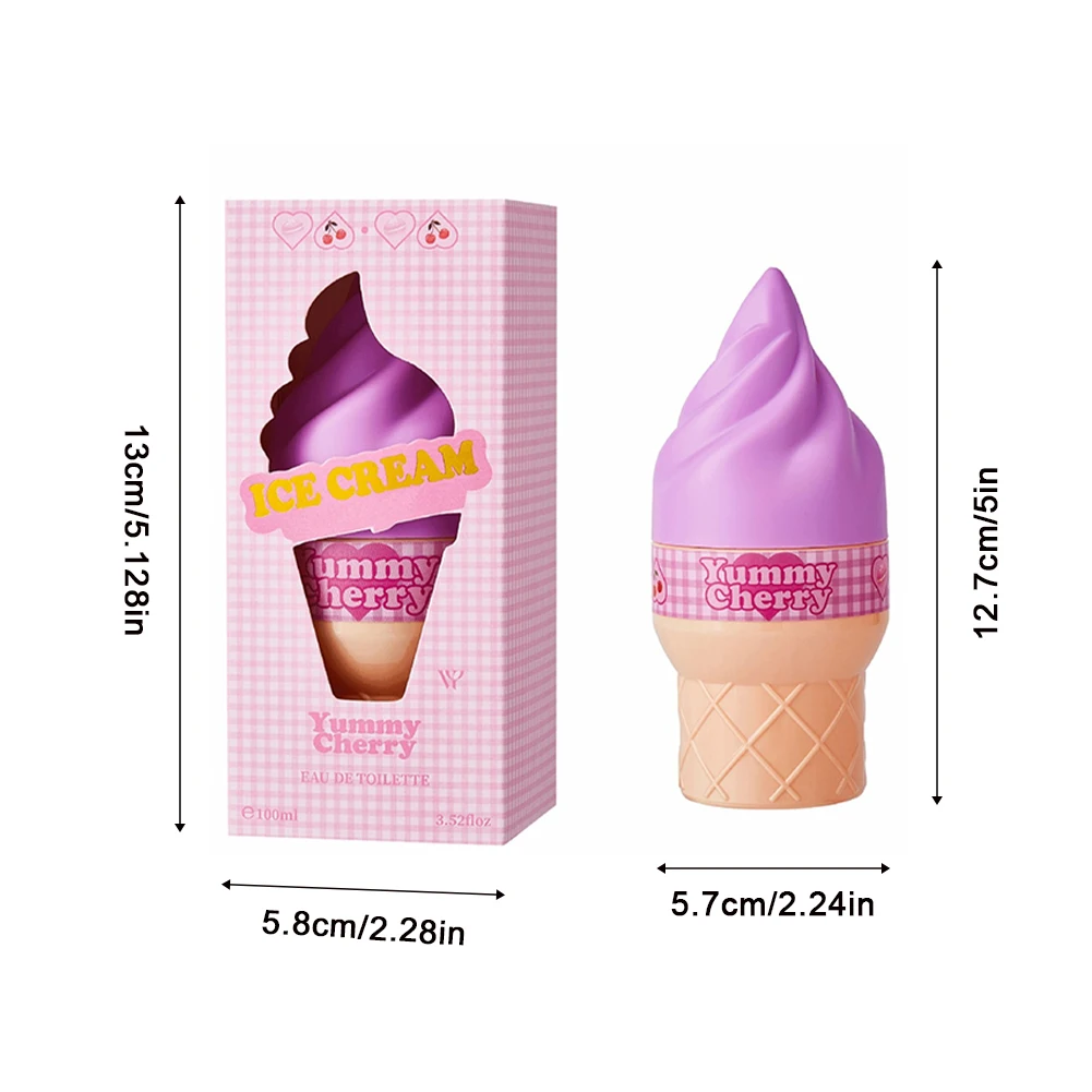 Sweet Ice Cream Perfume Long-lasting Fragrance Fruit Cream Ice Cream Wood Light Chocolate Perfume Vanilla Perfume Oil Fragrance_voghion.com