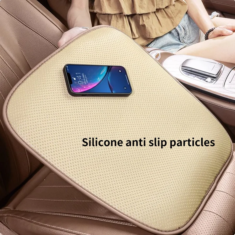 Car Seat Cover For Skoda VRS Emblem Mk3 Octavia Kamiq Kodiaq Karoq RS Breathable Non-Slip Seat Cushion Car Chair Protector Cover