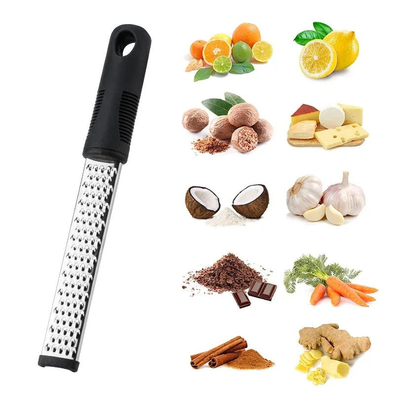 Manual Grater Peeler FAIS DU Stainless Steel Peel Lemon Cheese Vegetable Manual Grater Peeler Sharp Blade Choppable Cheese Kitchen Tools