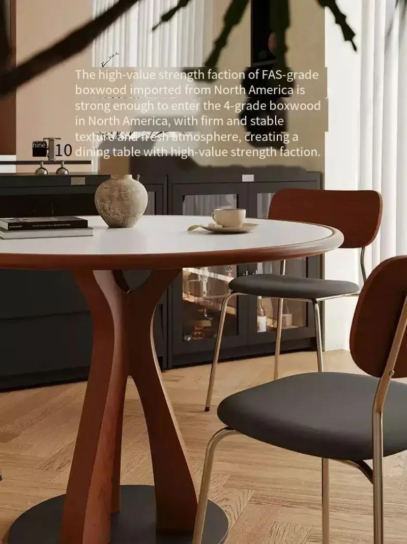 Round Dining Table Mager Design Luxe Ceramic Kitchen Furniture Dining Room Designer Coffee Round Room Luxury Esstisch Sedentary