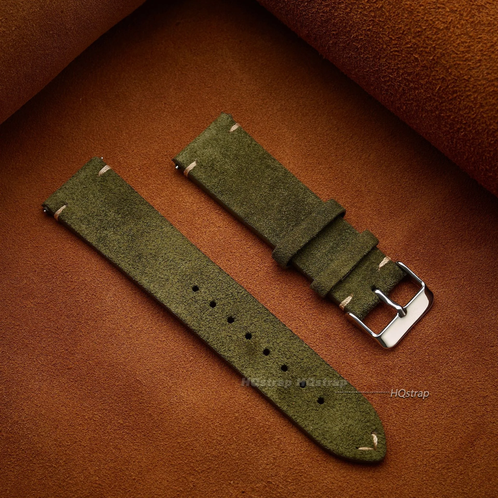 Correa de reloj de piel auténtica de gamuza de 16 mm, 18 mm, 20 mm y 22 mm para Seiko, correa de reloj vintage hecha a mano de liberación rápida de alta calidad