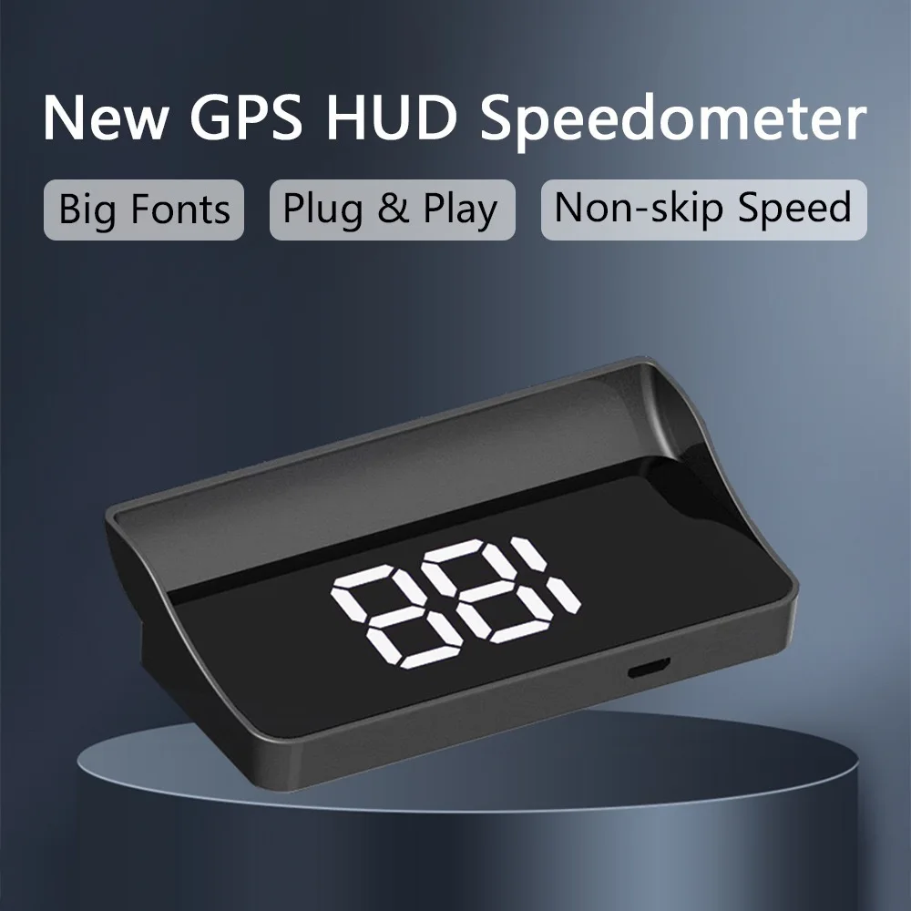 Tachimetro universale per auto HUD GPS Head-Up Display Proiezione velocità parabrezza Display digitale velocità KMH per veicoli Camion Auto - Image 6