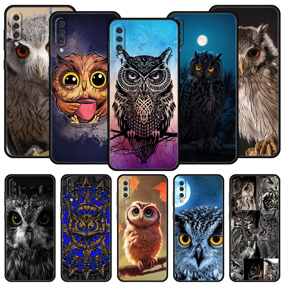 Charming Owl Design Cartoon Phone Case Cover