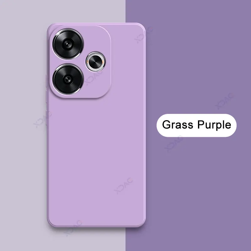 Premium Liquid Silicone Shockproof Phone Case - Full Protective Soft Back Cover for Xiaomi POCO F6 Pro 5G
