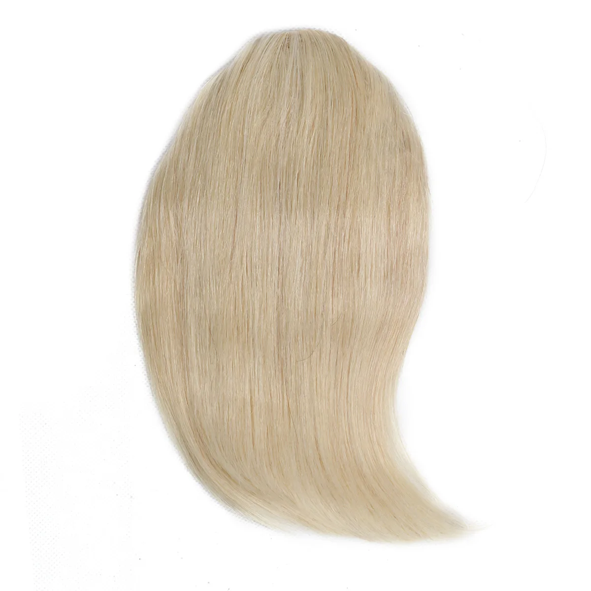 Human Hair Bangs Clip-In Hair Extension for Women 8inch 20g Front 3 clips in Straight Remy Natural Human Hair Fringe All Colors