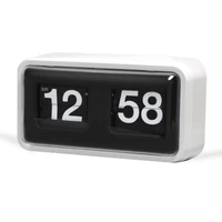 Fashion Auto Flip Clock Creative Simple Flip Page Turning Clocks Practical Table Clock Aesthetic Bedroom Decorative Ornaments 2