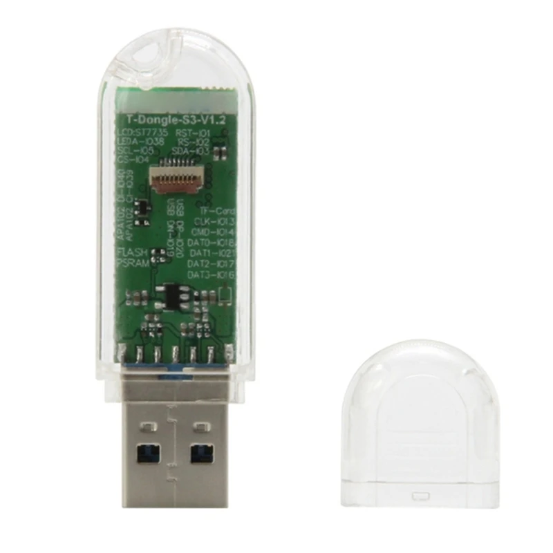 T-Dongle-S3 ��ũ�� ���� ���� ���� ���� �׼�����, 0.96 ��ġ ST7735 LCD ���÷���, ������ ���� �������� TF ī��, ESP32 S3