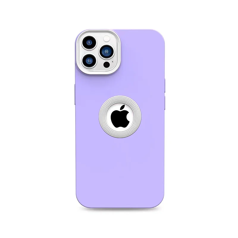 thumbnail image 1 of Funda de lujo con agujero en el logotipo de Candy para iPhone 15, 14, 13, 12, 11 Pro Max Plus, funda trasera suave de silicona líquida a prueba de golpes, accesorios para teléfono, 1 of 5