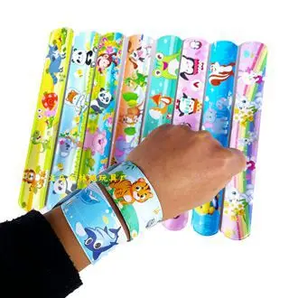 

10pcs Jungle Animals Slap Bracelets Safari Dinousaur Party Woodland Animals Birthday Party Forest Tiger Lion Kids Birthday Favor
