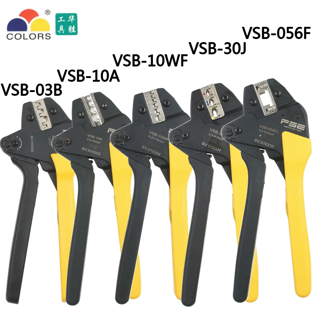 

VSB-03B VSB-10A VSB-10WF VSB-30J высококачественные обжимные плоскогубцы, высокоточный обжимной инструмент для саморегулировки клемм